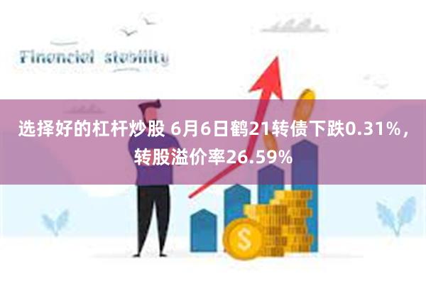 选择好的杠杆炒股 6月6日鹤21转债下跌0.31%，转股溢价率26.59%