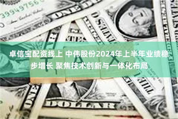 卓信宝配资线上 中伟股份2024年上半年业绩稳步增长 聚焦技术创新与一体化布局