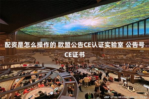 配资是怎么操作的 欧盟公告CE认证实验室 公告号CE证书