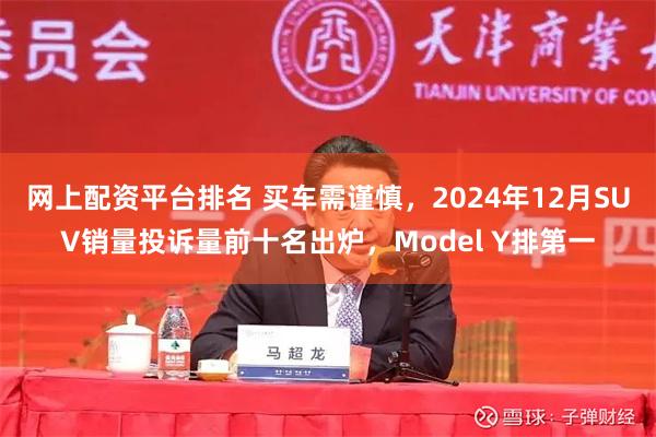 网上配资平台排名 买车需谨慎，2024年12月SUV销量投诉量前十名出炉，Model Y排第一